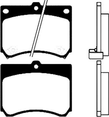 Trucktec Automotive 4135004 - Jarrupala, levyjarru inparts.fi