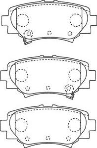 Kavo Parts BP-4586 - Jarrupala, levyjarru inparts.fi