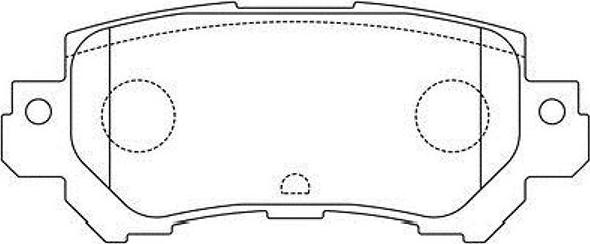 Kavo Parts BP-4580 - Jarrupala, levyjarru inparts.fi