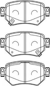 Kavo Parts BP-4588 - Jarrupala, levyjarru inparts.fi