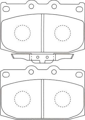 Kavo Parts BP-4530 - Jarrupala, levyjarru inparts.fi