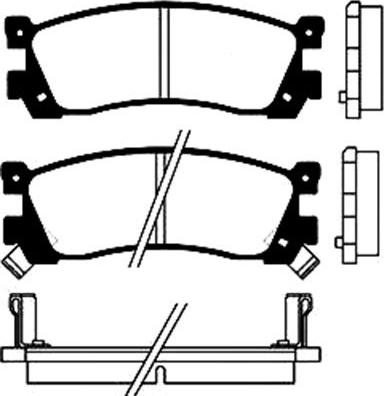 Kavo Parts BP-4537 - Jarrupala, levyjarru inparts.fi