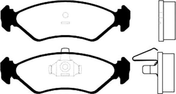 Kavo Parts BP-4528 - Jarrupala, levyjarru inparts.fi