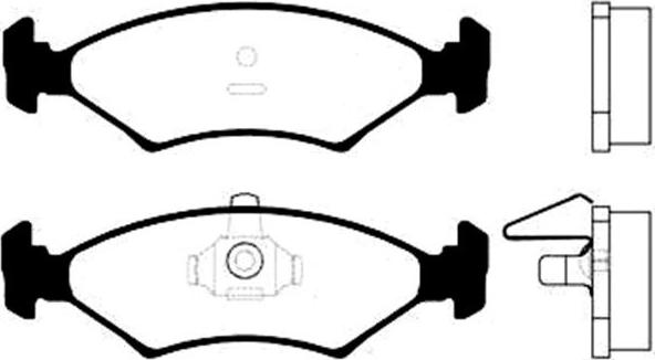 Kavo Parts BP-4527 - Jarrupala, levyjarru inparts.fi