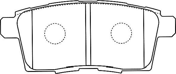 Kavo Parts BP-4574 - Jarrupala, levyjarru inparts.fi