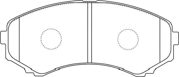 Kavo Parts BP-4575 - Jarrupala, levyjarru inparts.fi