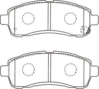 Kavo Parts BP-4576 - Jarrupala, levyjarru inparts.fi