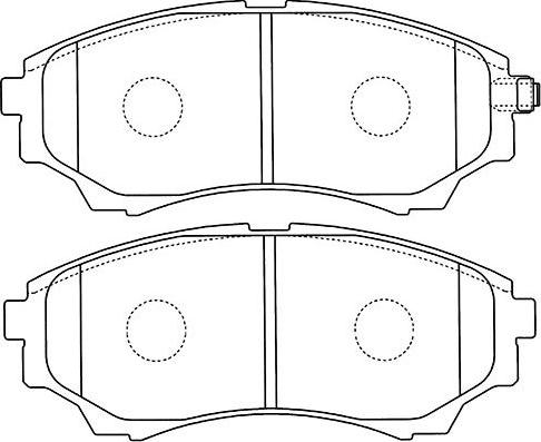 Kavo Parts BP-4570 - Jarrupala, levyjarru inparts.fi