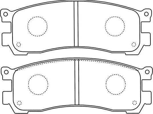 Kavo Parts BP-4571 - Jarrupala, levyjarru inparts.fi