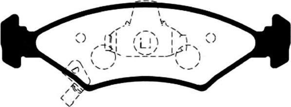 Kavo Parts BP-4006 - Jarrupala, levyjarru inparts.fi