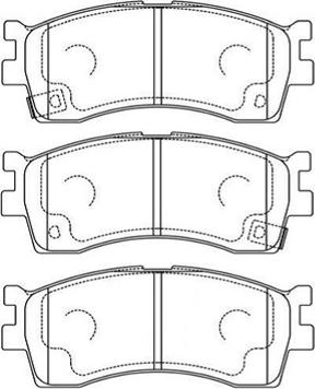 Kavo Parts BP-4007 - Jarrupala, levyjarru inparts.fi