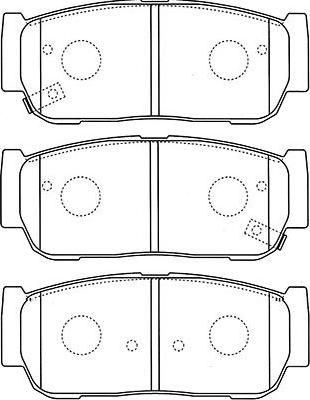 Kavo Parts BP-4019 - Jarrupala, levyjarru inparts.fi