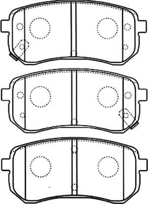 Kavo Parts BP-4014 - Jarrupala, levyjarru inparts.fi