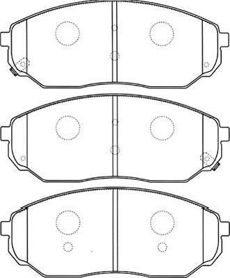 Kavo Parts BP-4010 - Jarrupala, levyjarru inparts.fi