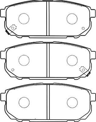 Kavo Parts BP-4011 - Jarrupala, levyjarru inparts.fi