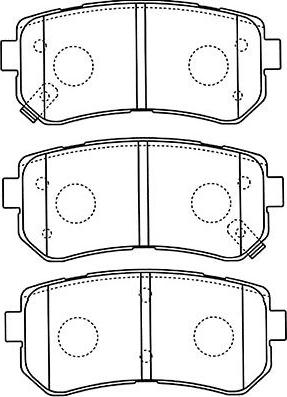 Kavo Parts BP-4018 - Jarrupala, levyjarru inparts.fi