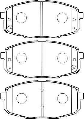 Kavo Parts BP-4013 - Jarrupala, levyjarru inparts.fi