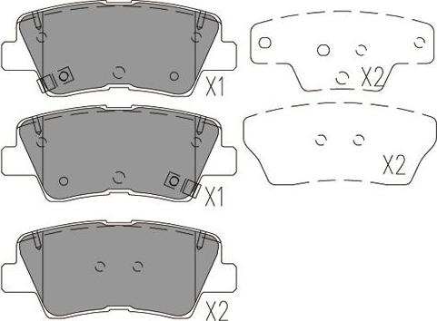 Kavo Parts BP-4031 - Jarrupala, levyjarru inparts.fi