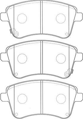 Kavo Parts BP-4025 - Jarrupala, levyjarru inparts.fi