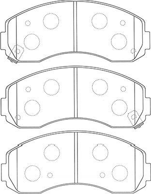 Kavo Parts BP-4020 - Jarrupala, levyjarru inparts.fi