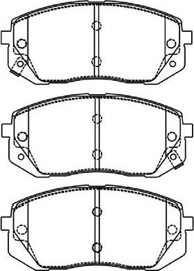 Kavo Parts BP-4021 - Jarrupala, levyjarru inparts.fi