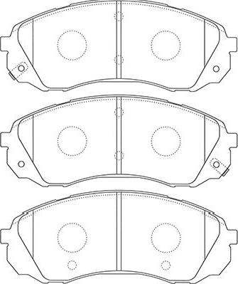 Kavo Parts BP-4022 - Jarrupala, levyjarru inparts.fi