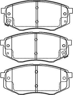 Kavo Parts BP-4027 - Jarrupala, levyjarru inparts.fi