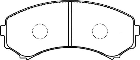 Kavo Parts BP-5545 - Jarrupala, levyjarru inparts.fi