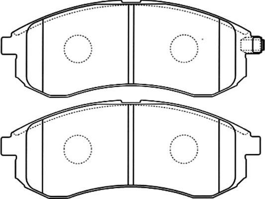 Kavo Parts BP-5540 - Jarrupala, levyjarru inparts.fi