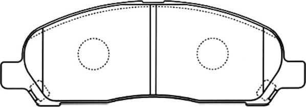 Kavo Parts BP-5550 - Jarrupala, levyjarru inparts.fi