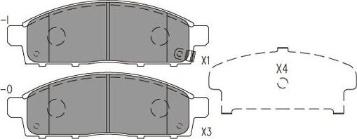 Kavo Parts BP-5566 - Jarrupala, levyjarru inparts.fi