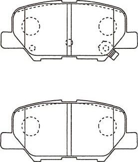 Kavo Parts BP-5562 - Jarrupala, levyjarru inparts.fi