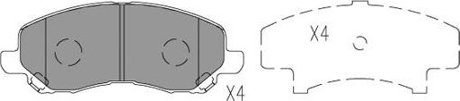 Kavo Parts BP-5567 - Jarrupala, levyjarru inparts.fi