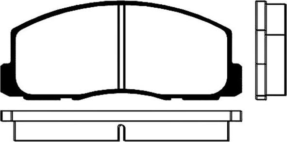 Kavo Parts BP-5504 - Jarrupala, levyjarru inparts.fi