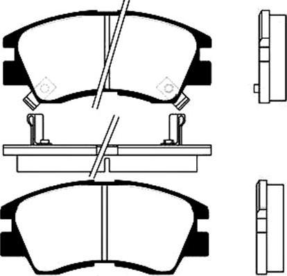 Kavo Parts BP-5506 - Jarrupala, levyjarru inparts.fi