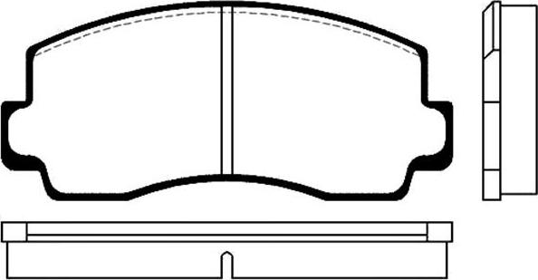 Kavo Parts BP-5500 - Jarrupala, levyjarru inparts.fi