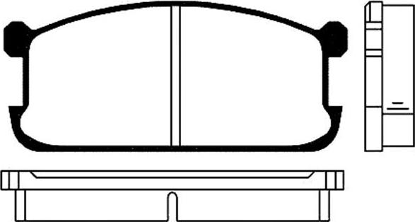 Kavo Parts BP-5501 - Jarrupala, levyjarru inparts.fi