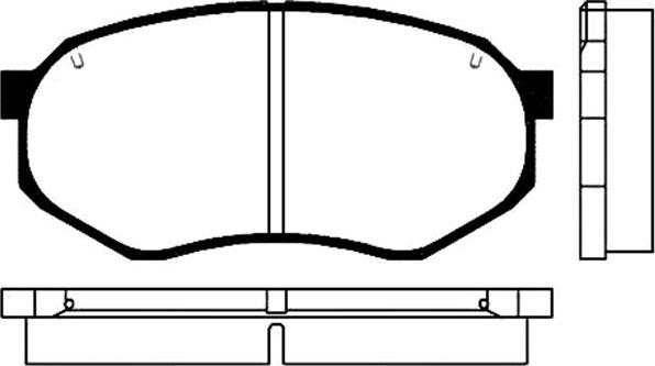 Kavo Parts BP-5502 - Jarrupala, levyjarru inparts.fi