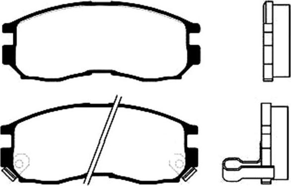 Kavo Parts BP-5510 - Jarrupala, levyjarru inparts.fi