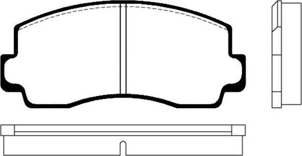 Kavo Parts BP-5512 - Jarrupala, levyjarru inparts.fi