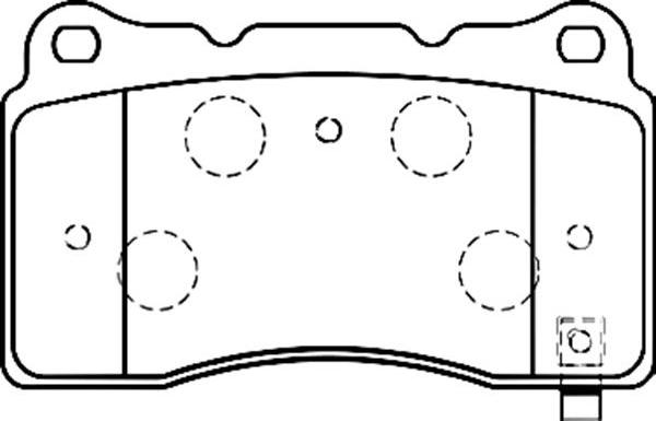 Kavo Parts BP-5539 - Jarrupala, levyjarru inparts.fi