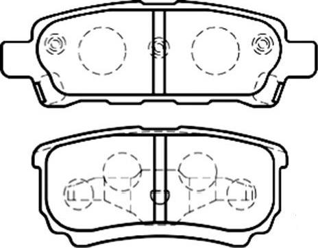 Kavo Parts BP-5538 - Jarrupala, levyjarru inparts.fi