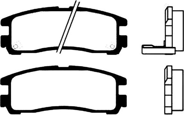 Kavo Parts BP-5522 - Jarrupala, levyjarru inparts.fi