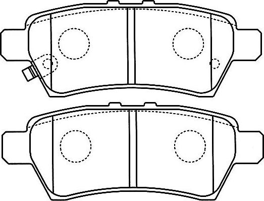 Kavo Parts BP-6595 - Jarrupala, levyjarru inparts.fi