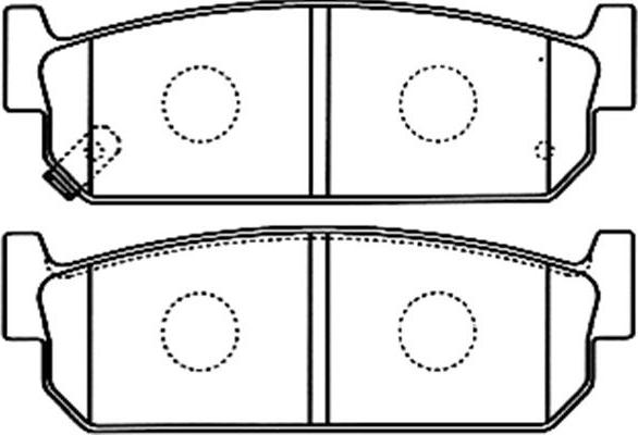 Kavo Parts BP-6591 - Jarrupala, levyjarru inparts.fi