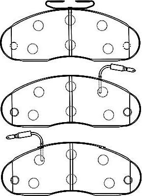 Kavo Parts BP-6598 - Jarrupala, levyjarru inparts.fi