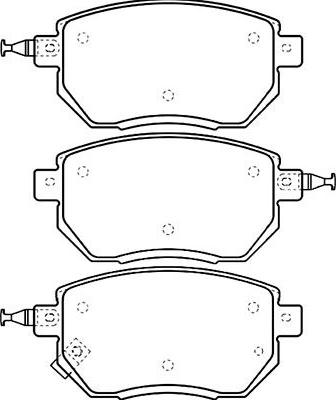 Kavo Parts BP-6593 - Jarrupala, levyjarru inparts.fi