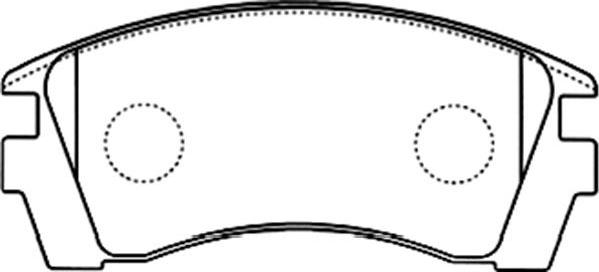 Kavo Parts BP-6592 - Jarrupala, levyjarru inparts.fi