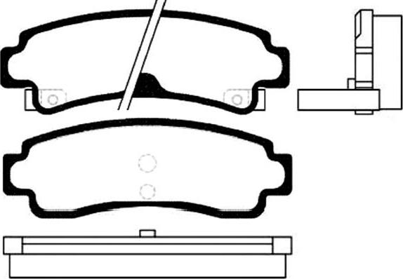 Kavo Parts BP-6550 - Jarrupala, levyjarru inparts.fi