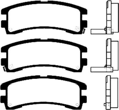 Kavo Parts BP-6553 - Jarrupala, levyjarru inparts.fi